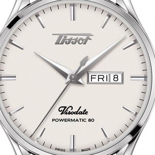 Tissot HERITAGE VISODATE POWERMATIC 80  T100.430.36.051.02 - zegarek męski 2