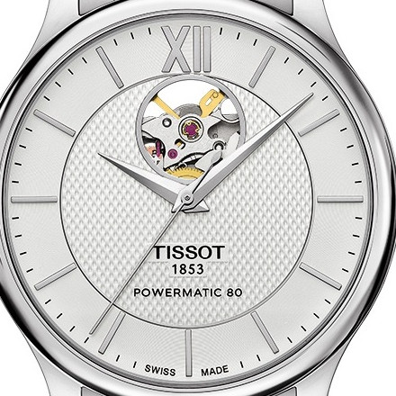 Tissot Tradition Automatic Open Heart T0639071103800 2