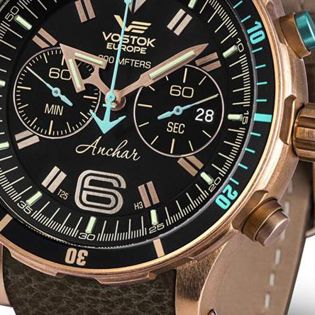 Vostok Europe Anchar Chrono Limited 6S21-510O585 - zegarek męski 2