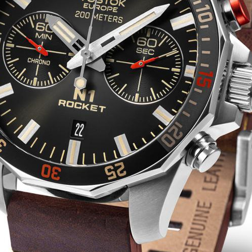 Vostok Europe Rocket N-1 Chrono 6S21-225A618 - zegarek męski 2