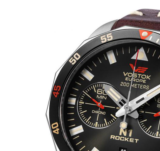 Vostok Europe Rocket N-1 Chrono 6S21-225A618 - zegarek męski 4