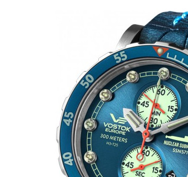 Vostok Europe SSN 571 Nuclear Submarine Chrono VK61-571A610 - zegarek męski 4