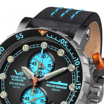 Vostok Europe SSN 571 Nuclear Submarine Chrono VK61-571H614 - zegarek męski 3