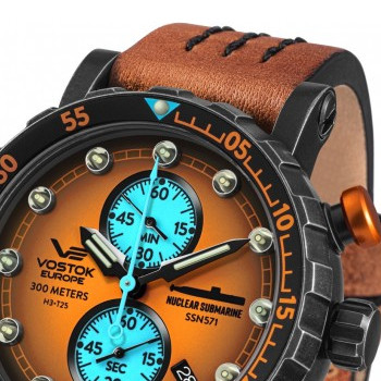 Vostok Europe SSN 571 Nuclear Submarine VK61-571F612 - zegarek męski 3