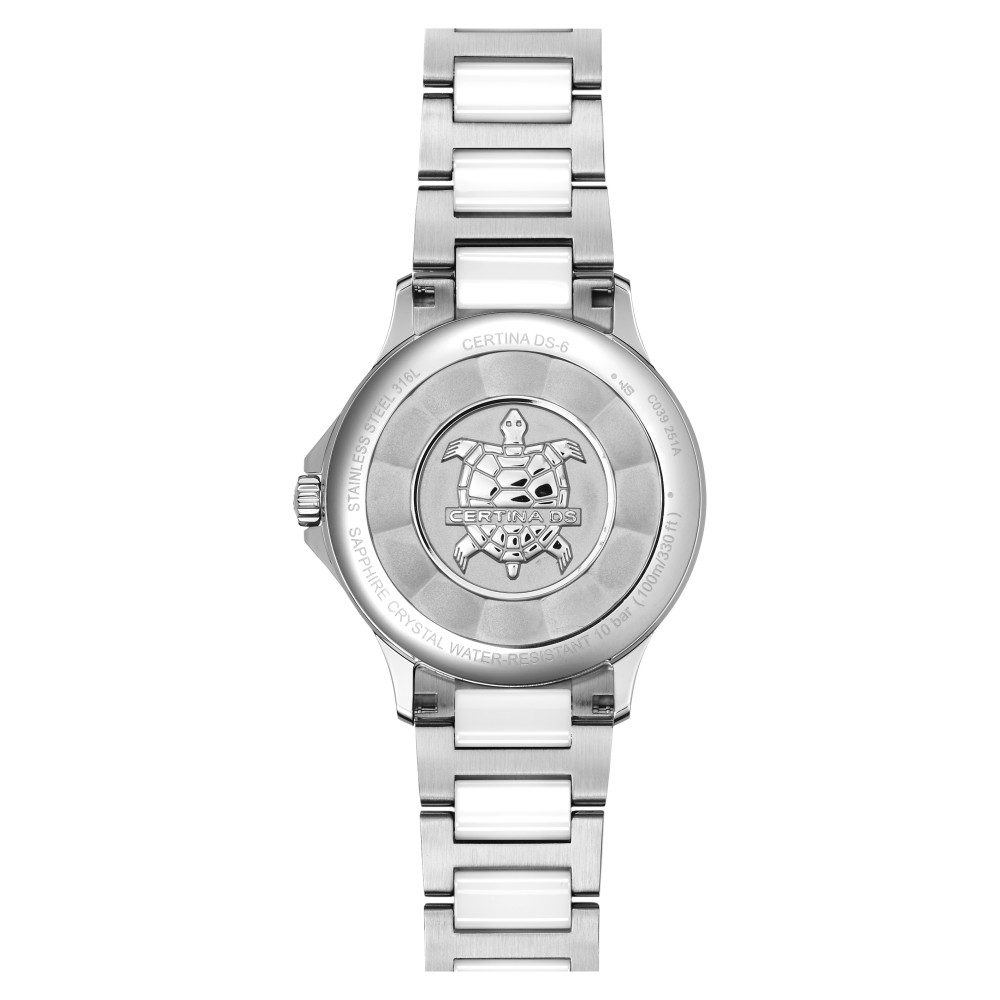 Certina DS-6 Lady Ceramic Chronometer C039.251.11.017.00 - zegarek damski 6