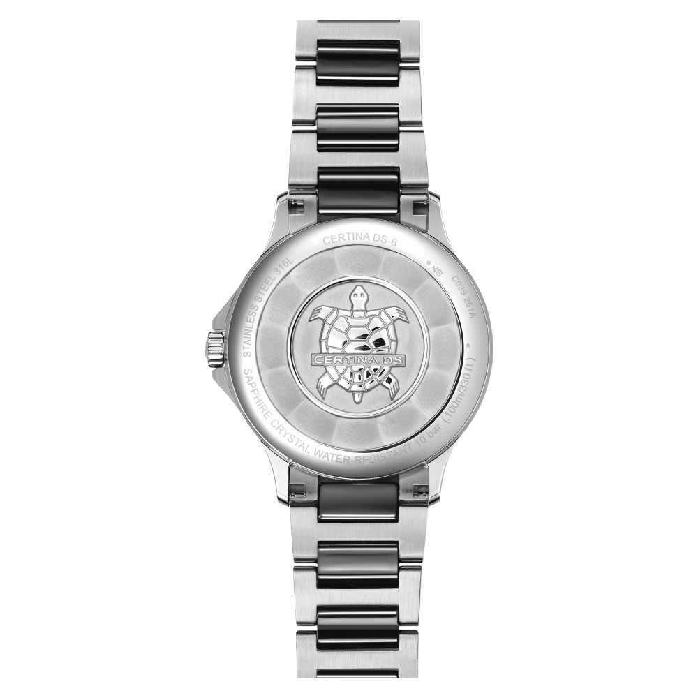 Certina DS-6 Lady Ceramic Chronometer C039.251.11.057.00 - zegarek damski 3