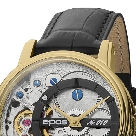 Epos Oeuvre D'Art Verso Skeleton Limited Edition 3435.313.22.15.25 - zegarek męski 3