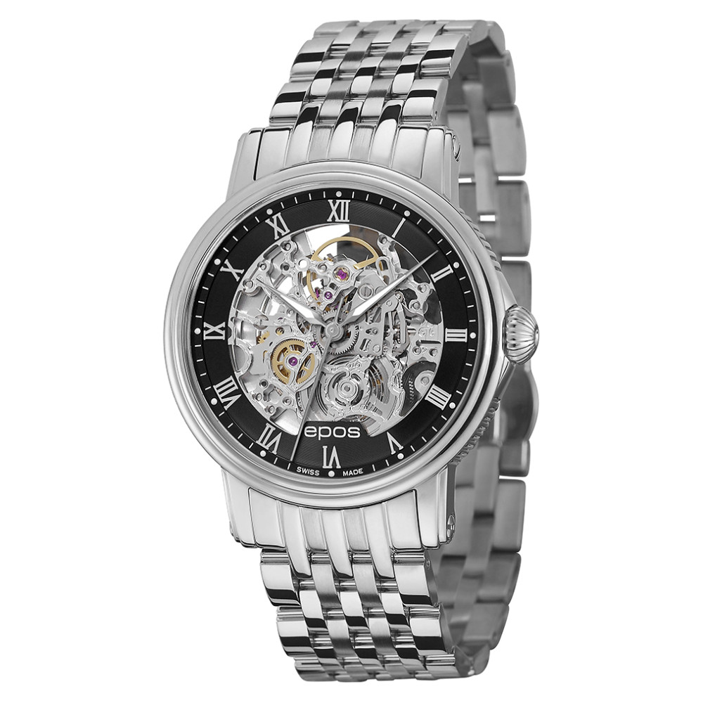 Epos Emotion 3390 Skeleton 3390.155.20.25.30 - zegarek męski 7