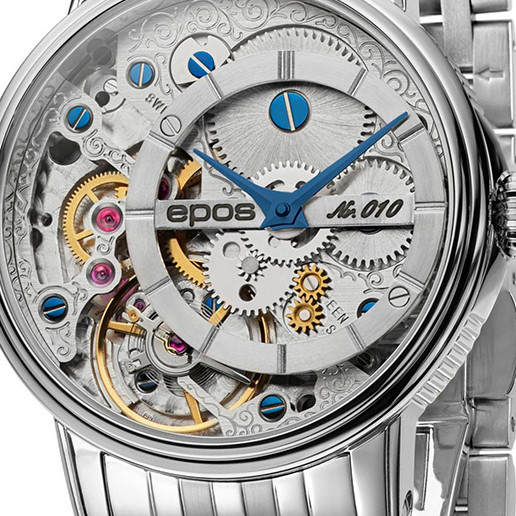 Epos Oeuvre D'Art Verso Skeleton Limited Edition 3435.313.20.18.30 - zegarek męski 2