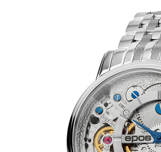 Epos Oeuvre D'Art Verso Skeleton Limited Edition 3435.313.20.18.30 - zegarek męski 4
