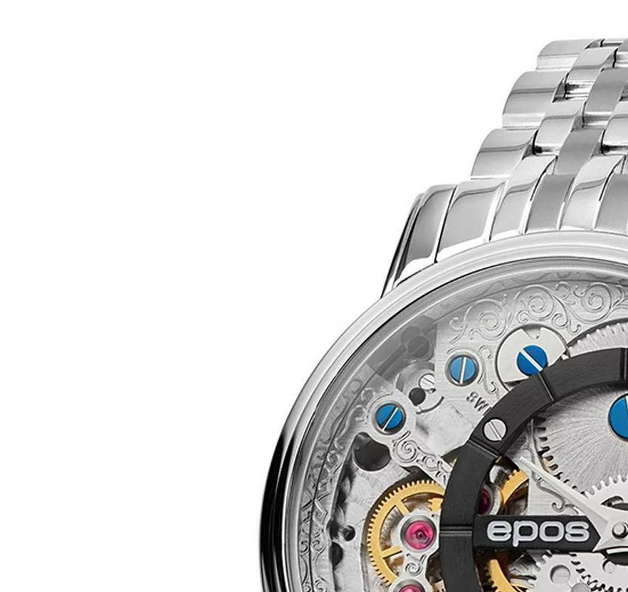 Epos Oeuvre D'Art Verso Skeleton Limited Edition 3435.313.20.15.30 - zegarek męski 4