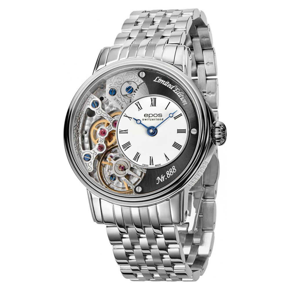 Epos Oeuvre D'Art Verso Skeleton Limited Edition 3435.313.20.25.30 - zegarek męski 7