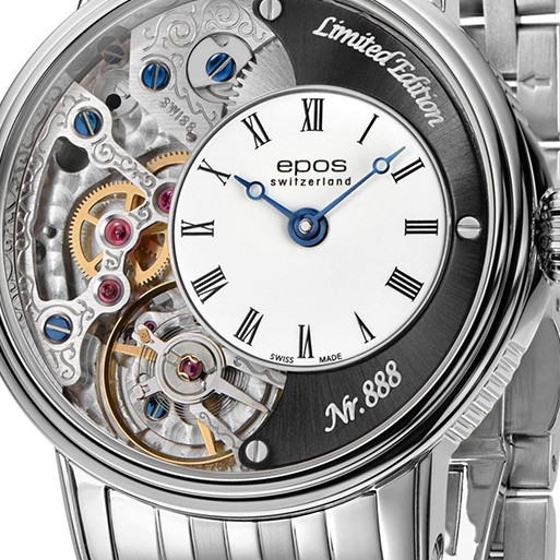 Epos Oeuvre D'Art Verso Skeleton Limited Edition 3435.313.20.25.30 - zegarek męski 2