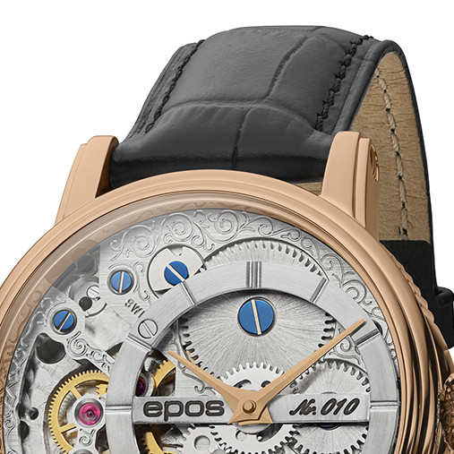 Epos Oeuvre D'Art Verso Skeleton Limited Edition 3435.313.24.18.25 - zegarek męski 3