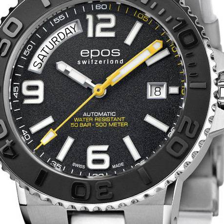 Epos Sportive Diver Day Date 3441.142.20.95.50 - zegarek męski 2