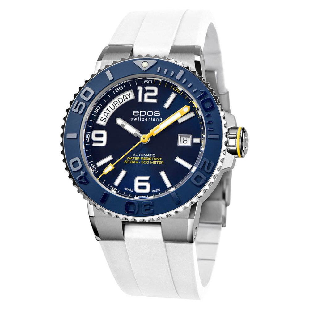 Epos Sportive Diver Day Date 3441.142.96.96.50 - zegarek męski 7