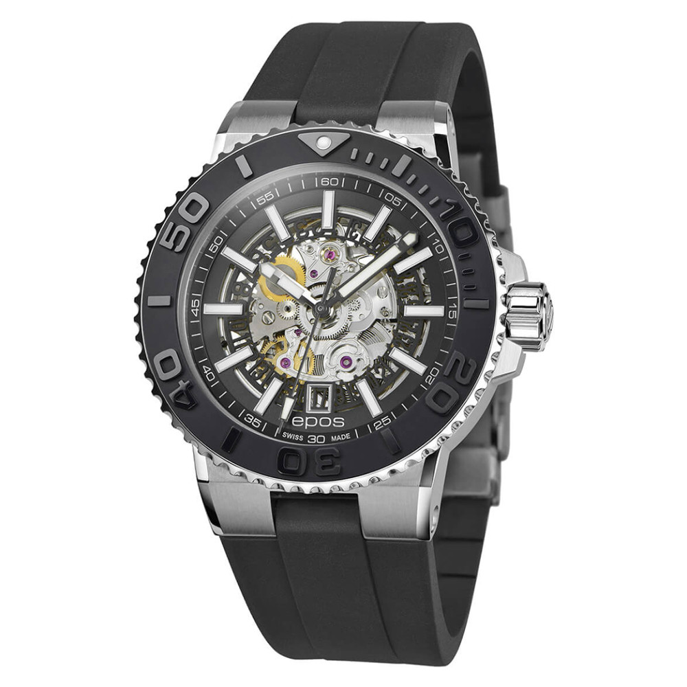 Epos Sportive Diver Skeleton 3441.135.25.15.55 - zegarek męski 7