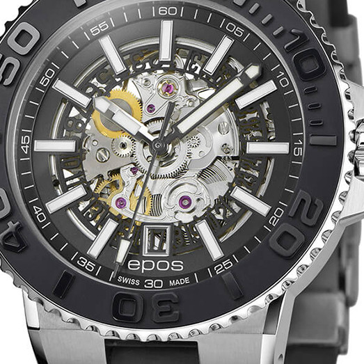 Epos Sportive Diver Skeleton 3441.135.25.15.55 - zegarek męski 2