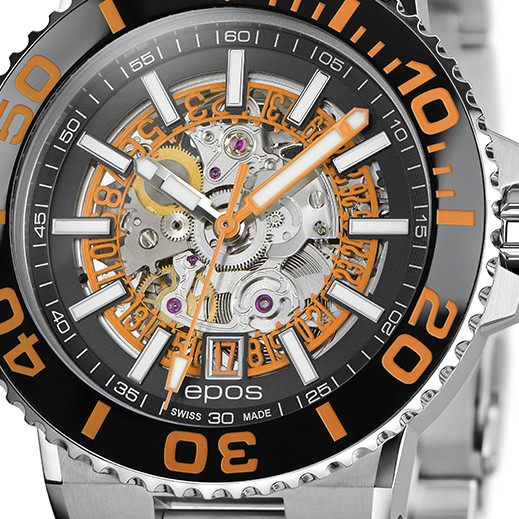 Epos Sportive Diver Skeleton 3441.135.99.15.30 - zegarek męski 2