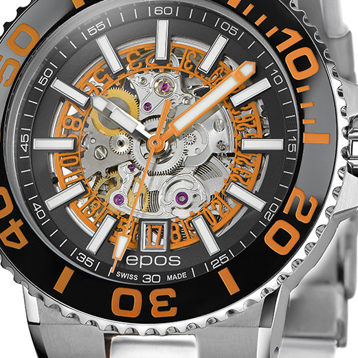 Epos Sportive Diver Skeleton 3441.135.99.15.50 - zegarek męski 2