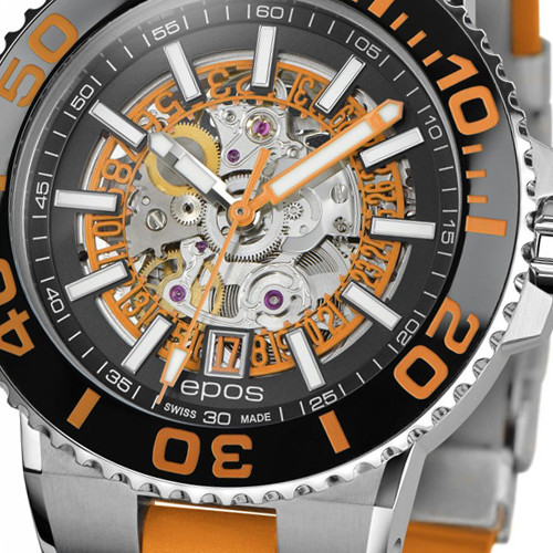 Epos Sportive Diver Skeleton 3441.135.99.15.52 - zegarek męski 2