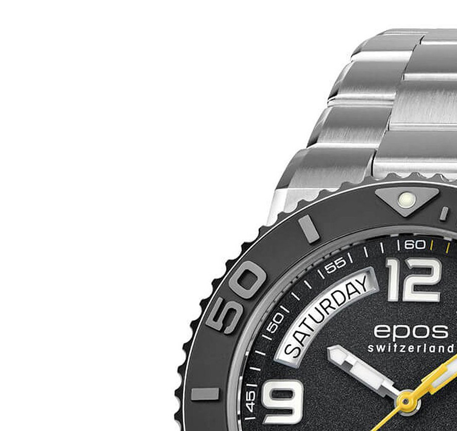 Epos Sportive Diver Day Date 3441.142.20.95.30 - zegarek męski 4