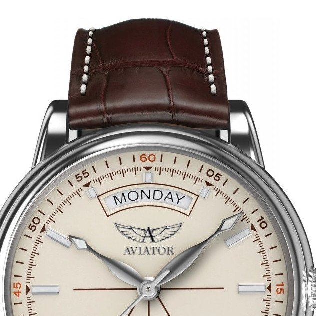 Aviator Douglas Day Date V.3.20.0.141.4 - zegarek męski 3