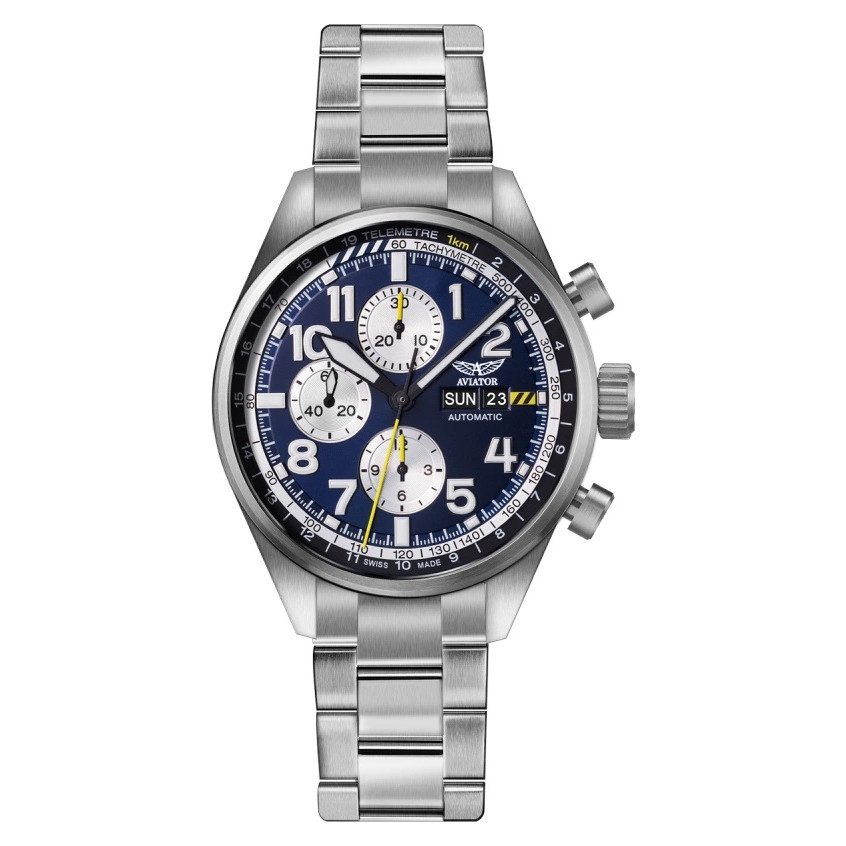 Aviator Aircobra P45 Chrono Auto V.4.26.0.178.5 - zegarek męski 7