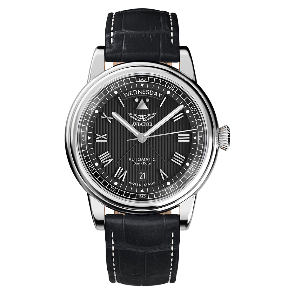 Aviator Douglas Day Date V.3.35.0.274.4 - zegarek męski 7