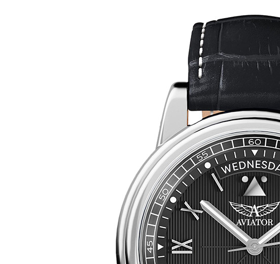 Aviator Douglas Day Date V.3.35.0.274.4 - zegarek męski 4