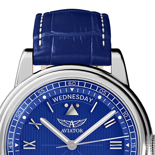 Aviator Douglas Day Date V.3.35.0.276.4 - zegarek męski 3