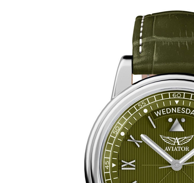 Aviator Douglas Day Date V.3.35.0.278.4 - zegarek męski 4