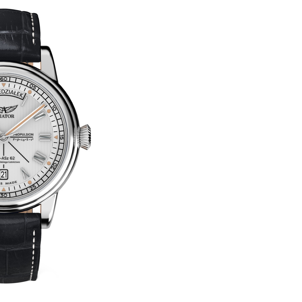 Aviator Douglas Day Date V.3.35.0.281.4 PL - zegarek męski 6