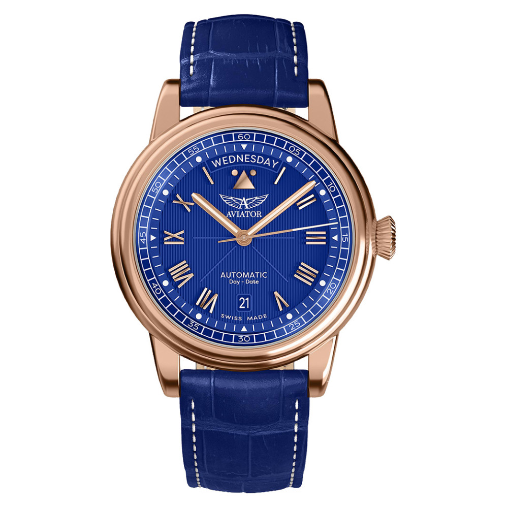Aviator Douglas Day Date V.3.35.2.277.4 - zegarek męski 7
