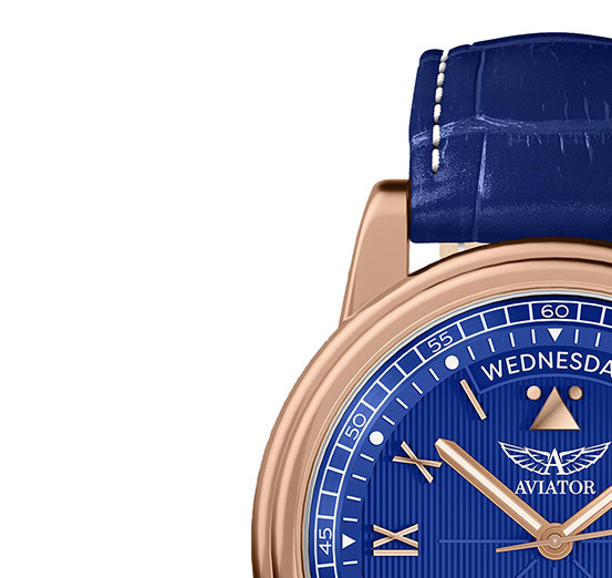 Aviator Douglas Day Date V.3.35.2.277.4 - zegarek męski 4