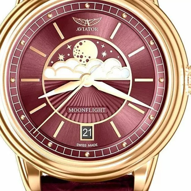 Aviator Douglas Moonflight V.1.33.2.265.4 - zegarek damski 2