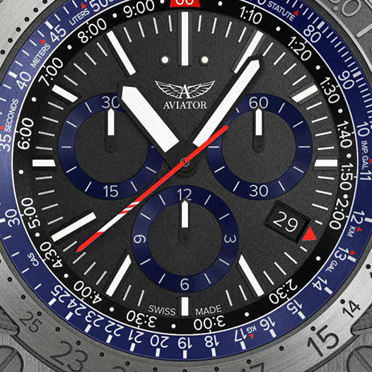 Aviator MIG-29 SMT M.2.30.0.213.6 - zegarek męski 2
