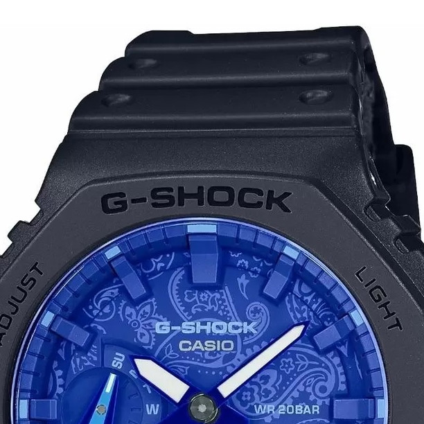 G-shock Carbon Blue Paisley GA-2100BP-1A - zegarek męski 3