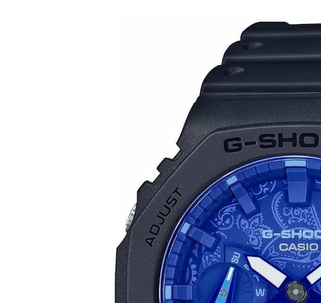 G-shock Carbon Blue Paisley GA-2100BP-1A - zegarek męski 4