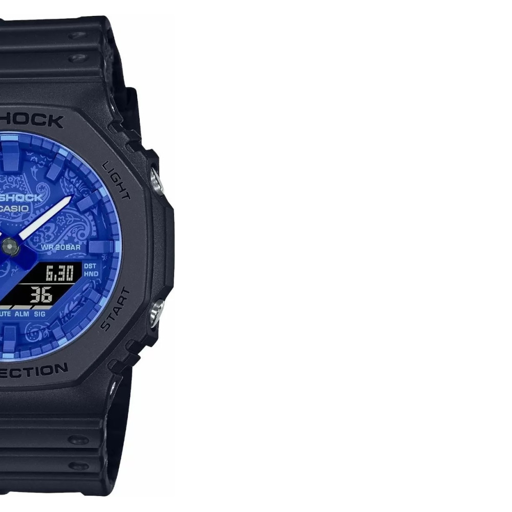 G-shock Carbon Blue Paisley GA-2100BP-1A - zegarek męski 6