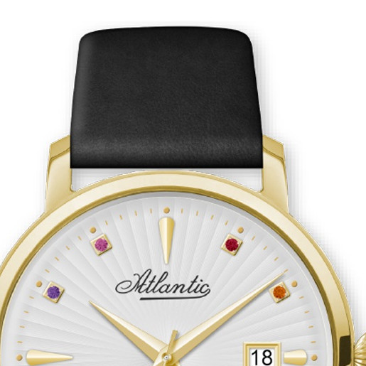 Atlantic Super De Luxe 29355.45.29LBK - zegarek damski 3