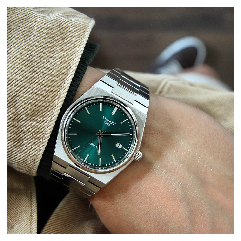 Tissot PRX T137.410.11.091.00 - zegarek męski 2