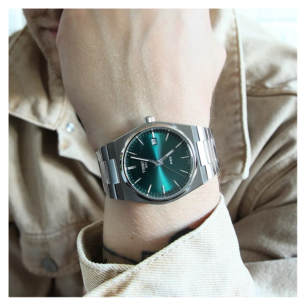 Tissot PRX T137.410.11.091.00 - zegarek męski 3