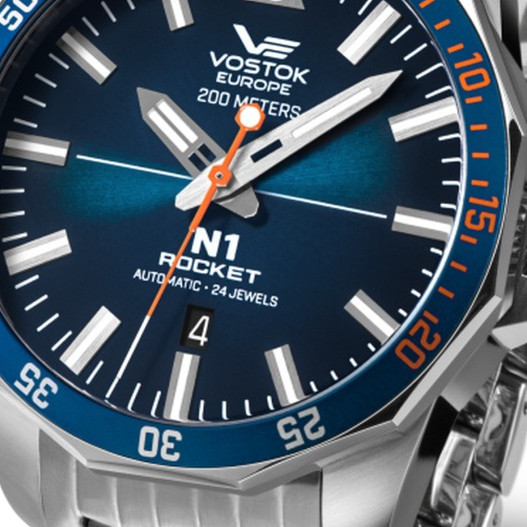Vostok Europe Rocket N-1 Automatic NH35A-225A615B - zegarek męski 2