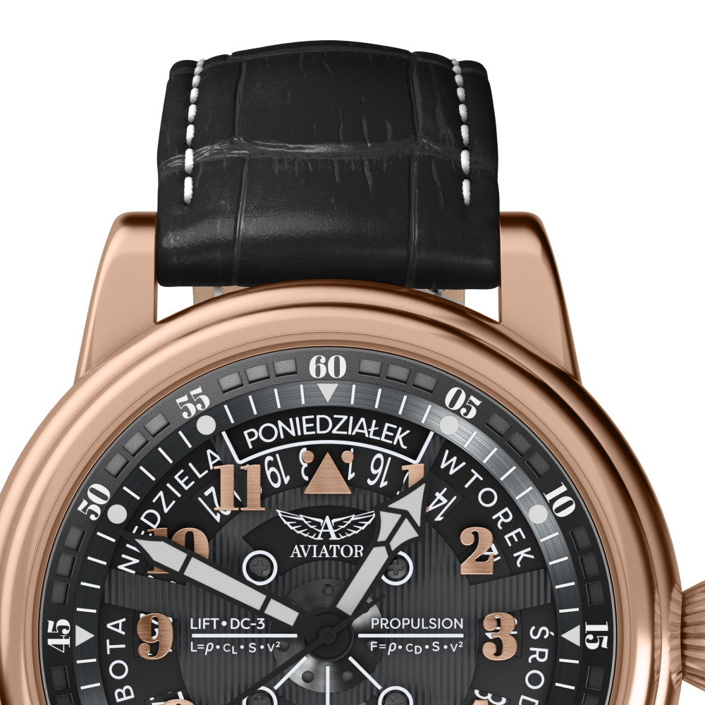 Aviator DOUGLAS V.3.36.2.294.4 - zegarek męski 3