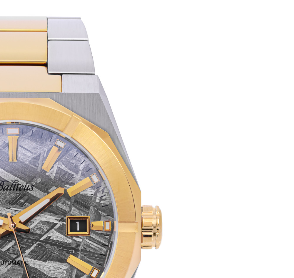 Balticus GWIEZDNY PYŁ BICOLOR METEORITE BLT-BALSDNMBCD - zegarek męski 5