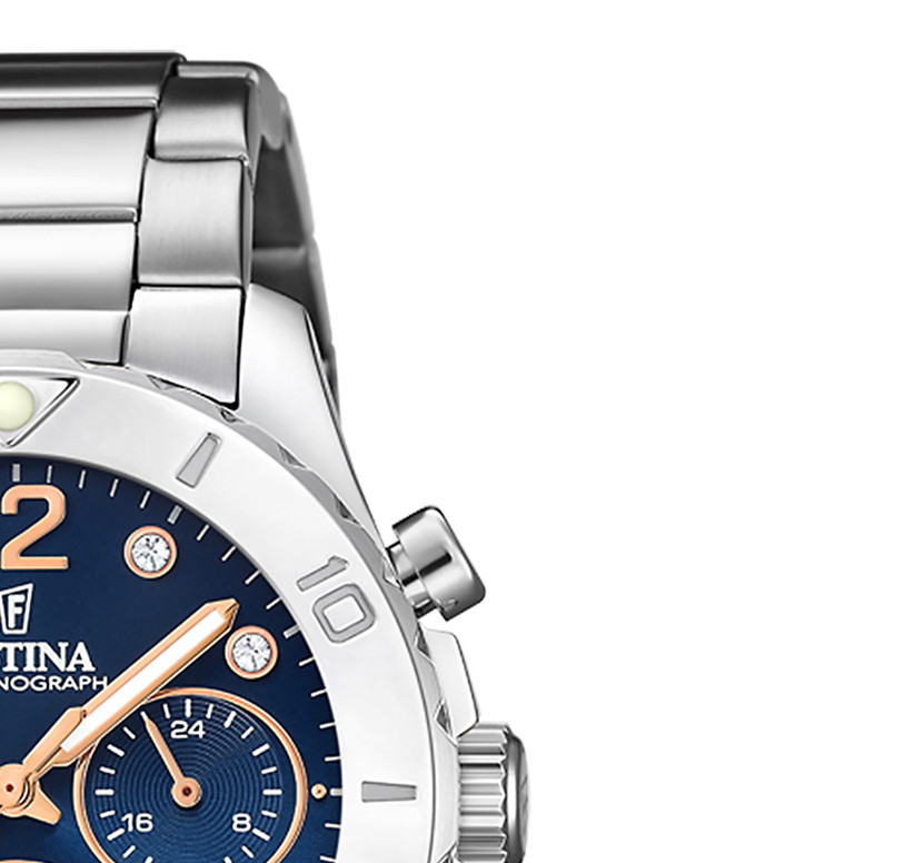 Fossil BOYFRIEND CHRONO F20603/3 - zegarek damski 5