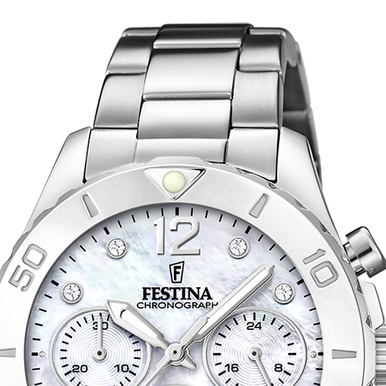 Fossil BOYFRIEND CHRONO F20603/1 - zegarek damski 3