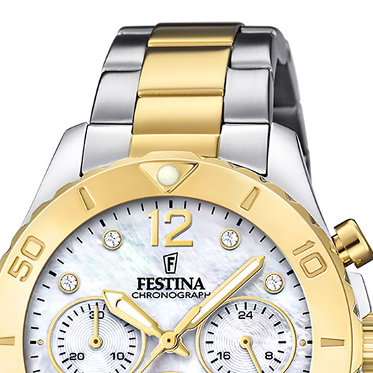 Fossil BOYFRIEND CHRONO F20604/1 - zegarek damski 3