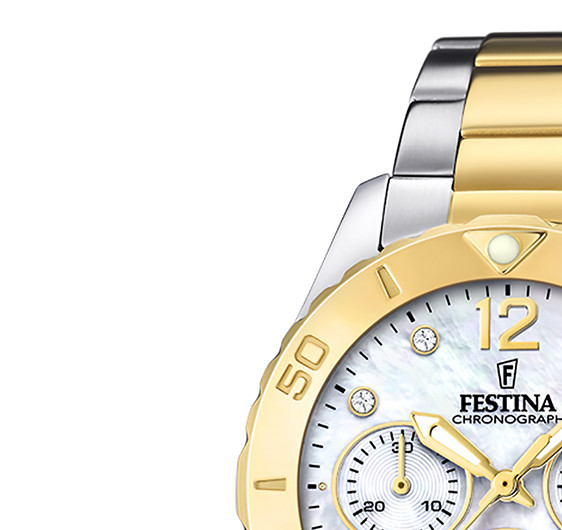 Fossil BOYFRIEND CHRONO F20604/1 - zegarek damski 4